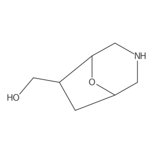 8-Oxa-3-azabicyclo[3.2.1]octan-6-ylmethanol Structure
