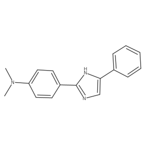 N,N-Dimethyl-4-(5-phenyl-1H-imidazol-2-yl)benzenamine Structure