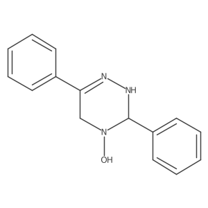 2,3,4,5-Tetrahydro-4-hydroxy-3,6-diphenyl-1,2,4-triazine结构式
