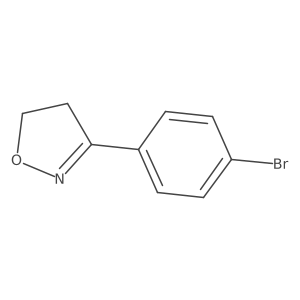 3-(4-Bromophenyl)-4,5-dihydro-1,2-oxazole Structure