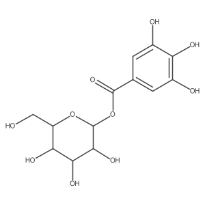 alpha-Glucogallin结构式