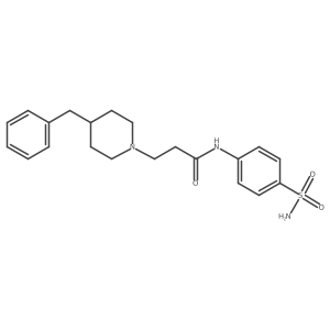 3-(4-benzylpiperidin-1-yl)-N-(4-sulfamoylphenyl)propanamide结构式