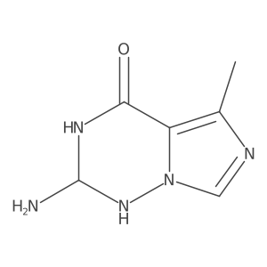 2-amino-5-methyl-2,3-dihydro-1H-imidazo[5,1-f][1,2,4]triazin-4-one结构式