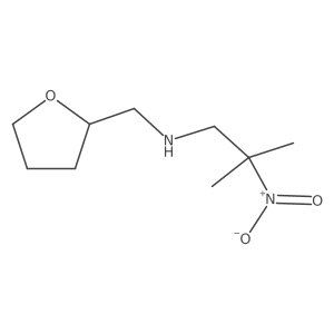 (2-Methyl-2-nitropropyl)[(oxolan-2-yl)methyl]amine结构式