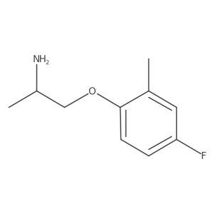1-(4-Fluoro-2-methylphenoxy)-2-propanamine Structure