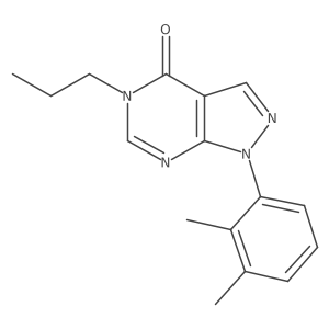 1-(2,3-dimethylphenyl)-5-propyl-1H-pyrazolo[3,4-d]pyrimidin-4(5H)-one Structure