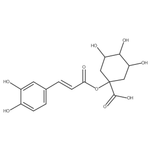 1-Caffeoylquinic acid结构式