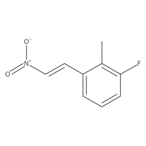 1-Fluoro-2-methyl-3-((E)-2-nitro-ethenyl)-benzene结构式
