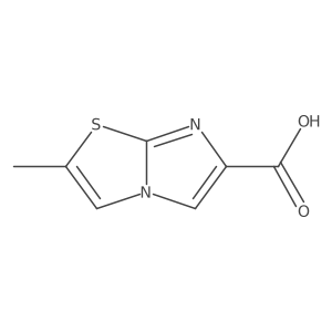 2-Methylimidazo[2,1-b][1,3]thiazole-6-carboxylic acid结构式