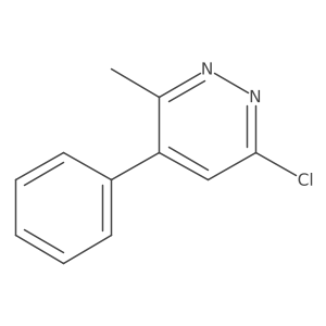 Pyridazine, 6-chloro-3-methyl-4-phenyl-结构式