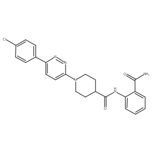 NC(=O)c1ccccc1NC(=O)C1CCN(c2ccc(-c3ccc(Cl)cc3)nn2)CC1结构式
