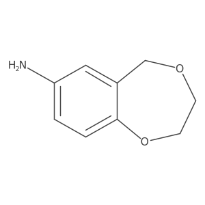 2,3-dihydro-5H-1,4-benzodioxepin-7-amine Structure