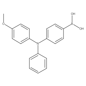 (4-((4-Methoxyphenyl)(phenyl)amino)phenyl)boronic acid Structure