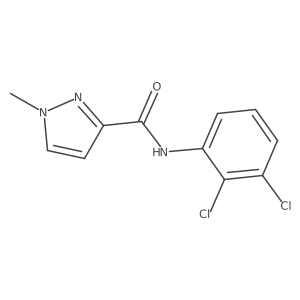 N-(2,3-dichlorophenyl)-1-methyl-1H-pyrazole-3-carboxamide结构式