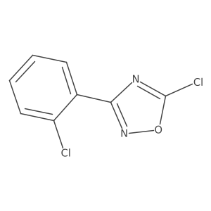 5-Chloro-3-(2-chlorophenyl)-1,2,4-oxadiazole Structure