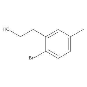 2-(2-Bromo-5-methylphenyl)ethanol Structure