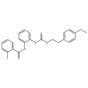 N-(2-(3-(4-methoxyphenethyl)ureido)phenyl)-2-methylbenzamide Structure