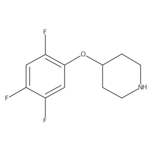 4-(2,4,5-Trifluorophenoxy)piperidine结构式