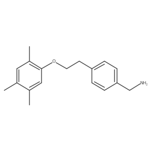 4-[2-(2,4,5-Trimethylphenoxy)ethyl]benzenemethanamine结构式
