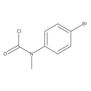 N-(4-bromophenyl)-N-methylcarbamoyl chloride结构式