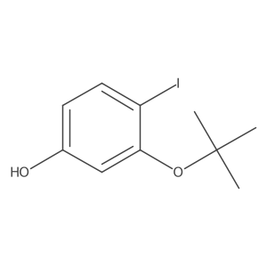 3-(Tert-butoxy)-4-iodophenol结构式