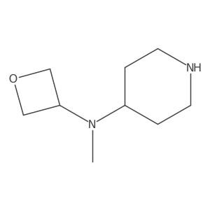 N-methyl-N-(oxetan-3-yl)piperidin-4-amine结构式