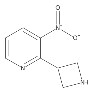 2-(Azetidin-3-yl)-3-nitropyridine结构式