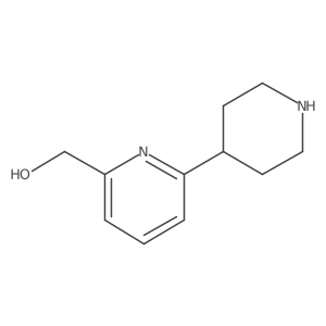 (6-(Piperidin-4-yl)pyridin-2-yl)methanol Structure