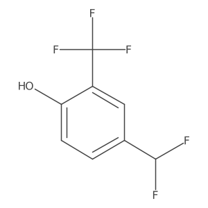 4-(Difluoromethyl)-2-(trifluoromethyl)phenol Structure