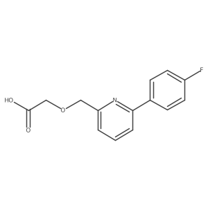 2-((6-(4-Fluorophenyl)pyridin-2-yl)methoxy)acetic acid结构式
