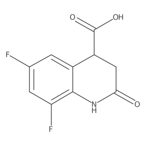 6,8-Difluoro-2-oxo-1,2,3,4-tetrahydroquinoline-4-carboxylic acid Structure