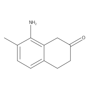 8-Amino-7-methyl-3,4-dihydronaphthalen-2(1H)-one Structure