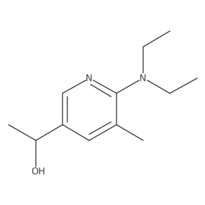 1-(6-Diethylamino-5-methyl-pyridin-3-yl)-ethanol结构式