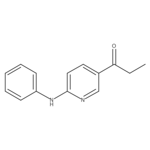 1-(6-(Phenylamino)pyridin-3-yl)propan-1-one结构式