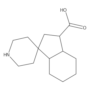 Spiro[1,2,3a,4,5,6,7,7a-octahydroindene-3,4'-piperidine]-1-carboxylic acid结构式