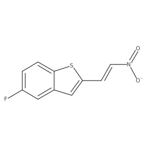 5-Fluoro-2-(2-nitroethenyl)-1-benzothiophene Structure
