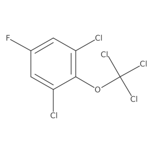 1,3-Dichloro-5-fluoro-2-(trichloromethoxy)benzene Structure
