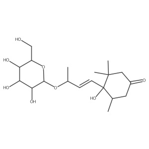 Dihydroroseoside结构式
