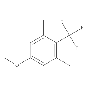 3,5-Dimethyl-4-(trifluoromethyl)anisole结构式