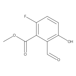 Methyl 6-fluoro-2-formyl-3-hydroxybenzoate Structure
