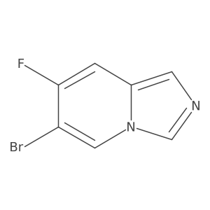 6-Bromo-7-fluoroimidazo[1,5-a]pyridine Structure