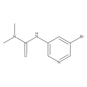 3-(5-Bromopyridin-3-yl)-1,1-dimethylurea Structure