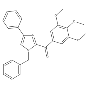 (1-benzyl-4-phenyl-1H-imidazol-2-yl)(3,4,5-trimethoxyphenyl)methanone Structure