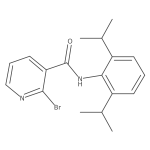 2-bromo-N-(2,6-diisopropylphenyl)pyridine-3-carboxamide Structure