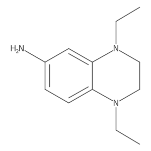 1,4-Diethyl-1,2,3,4-tetrahydro-6-quinoxalinamine结构式