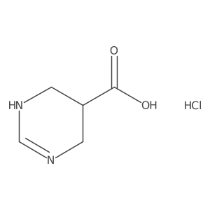 1,4,5,6-Tetrahydropyrimidine-5-carboxylic acid hydrochloride Structure