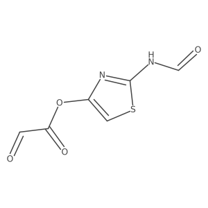 2-(Formylamino)-4-thiazolyl 2-oxoacetate结构式