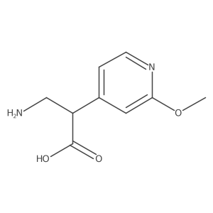 3-Amino-2-(2-methoxypyridin-4-yl)propanoic acid Structure