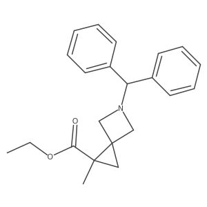 Ethyl 5-benzhydryl-1-methyl-5-azaspiro[2.3]hexane-1-carboxylate Structure