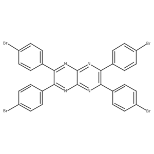 2,3,6,7-Tetrakis(4-bromophenyl)pyrazino[2,3-b]pyrazine结构式